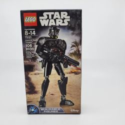 Lego Star Wars Imperial Death Trooper 75121 Buildable Figure. New, 
sealed. 106 pieces. Age 8-14.  UPC 75.
Weight 10oz plus shipping materia