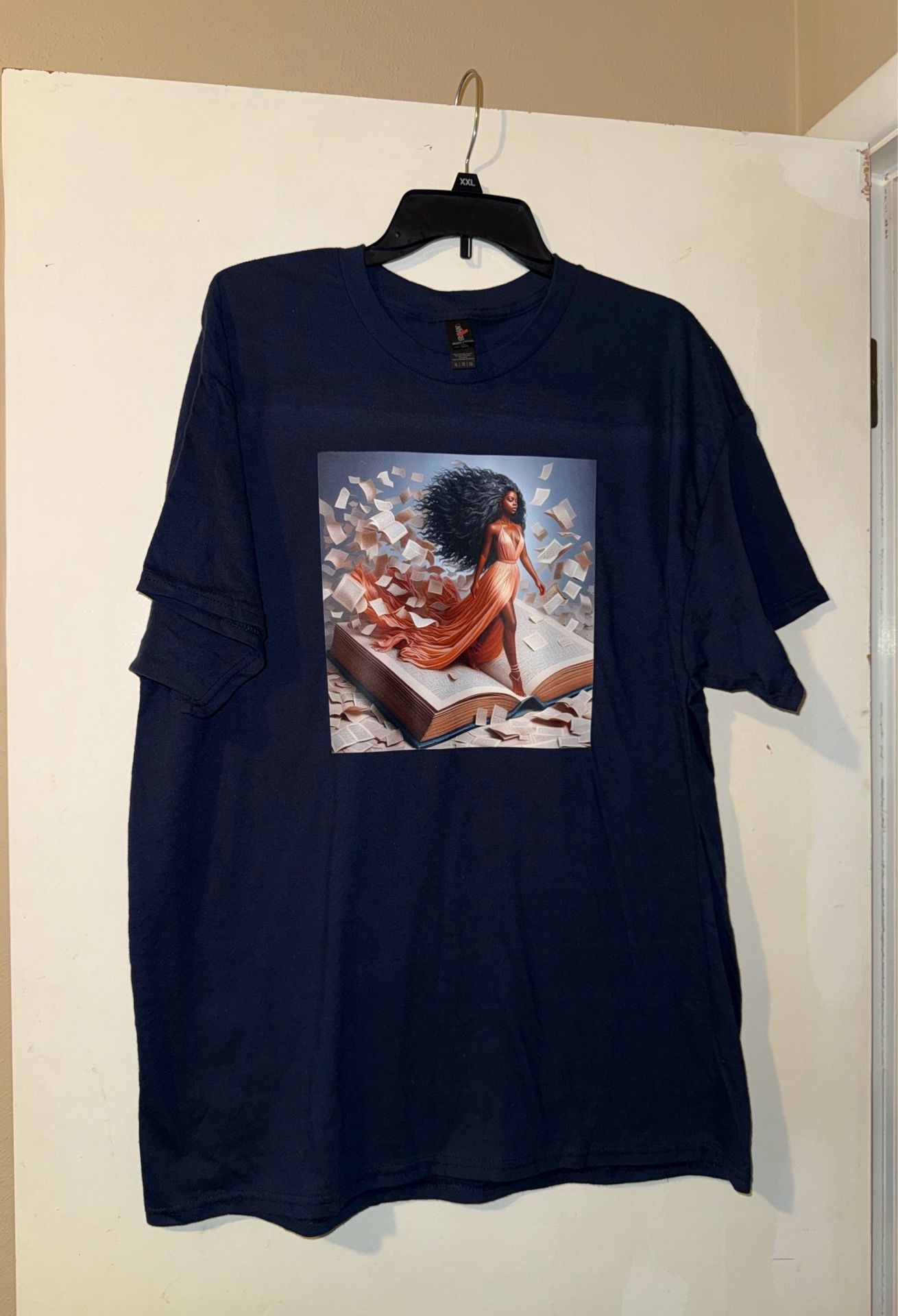 Gildan blue graphic T -shirt