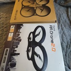 2 Parrot AR Drone 2.0 w/HD Camera