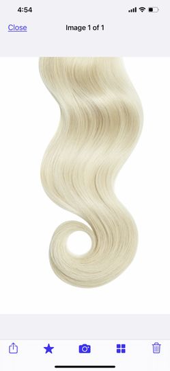 22” Tape In Blonde Hair