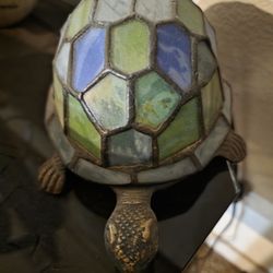 Stained Glass Turtle Lamp 