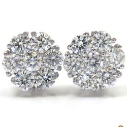 Total Carat Weight:	2.90CT Metal Color:	Yellow Gold,White Gold Metal Type:	14k Gold Gemstone:	Natural Diamond Stone Clarity:	Si2 (eye clean) Stone Col