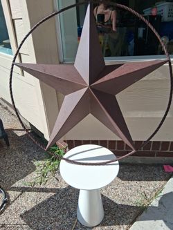 Large Metal Barn Texas Star Wall Decor