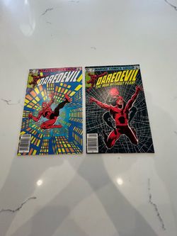 Daredevil #188 (1982) Newsstand – Frank Miller – Black Widow Appearance – Marvel  188 has a crease on the back CVR pictured