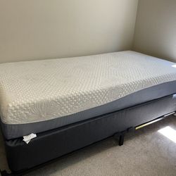 Twin Mattress, Box and frame