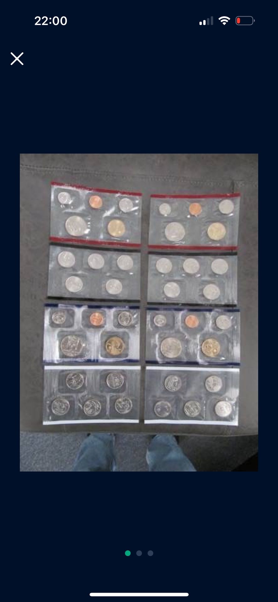 Pair 2002 & 2003 U.S. Mint Sets in OGP --WHOPPING 40 MINT STATE COINS!