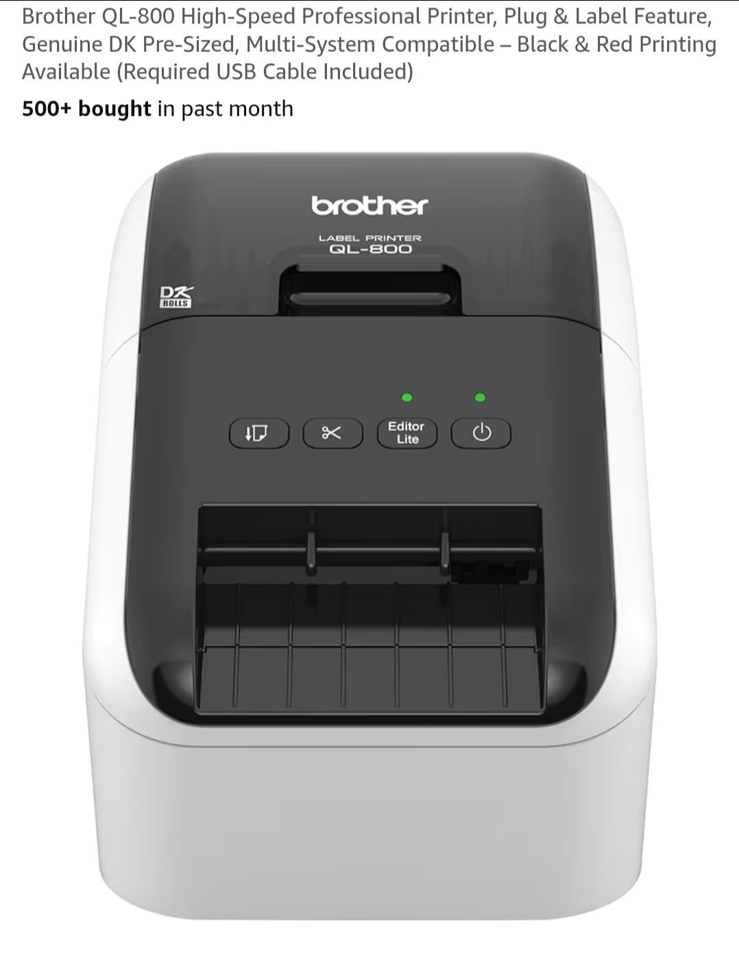 Brother QL-800 High-Speed professional printer