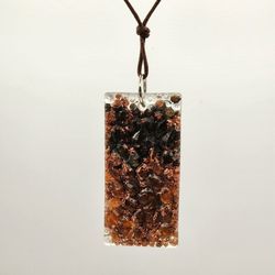 Courage Orgonite Pendant, Provides EMF Protection, and Abundance


Weighs  1.4 oz

Height 2.6 in.

Width 1.25 in.

Thick 1/4

Cotton Rope length is 15
