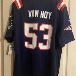 Patriots Van Noy Jersey Size XL