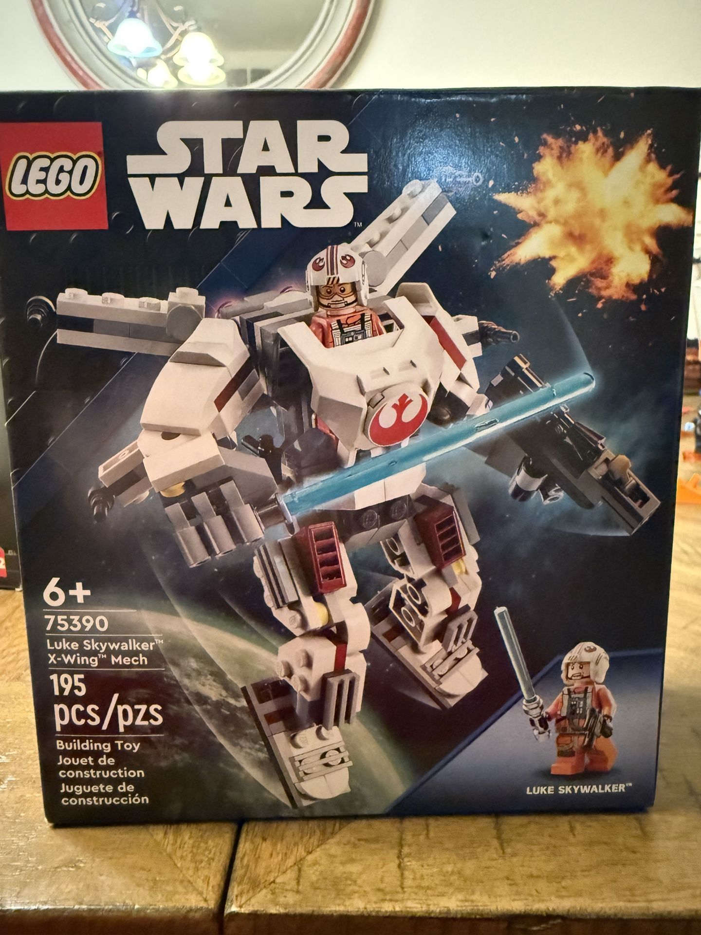 Luke Skywalker X Wing Mech Lego Set 75390