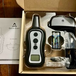 Dog Training Collar Shock Collar with Remote - 3 Training Modes, Beep, Vibration and Shock, Up to 1000 ft Remote Range,