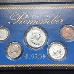 1950“A Year To Remember”  U.S. Mint Coins