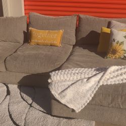 Grey Sectional Couch Free Delivery 