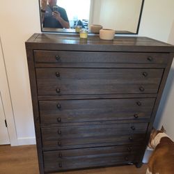 Chest Of Drawers And 2 Nightstands. Solid Wood, High Quality Hand Made