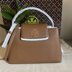 New, tory burch Britten small satchel crossbody handbag 