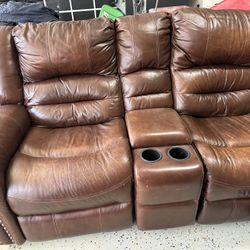 Recliner Leather Sofas