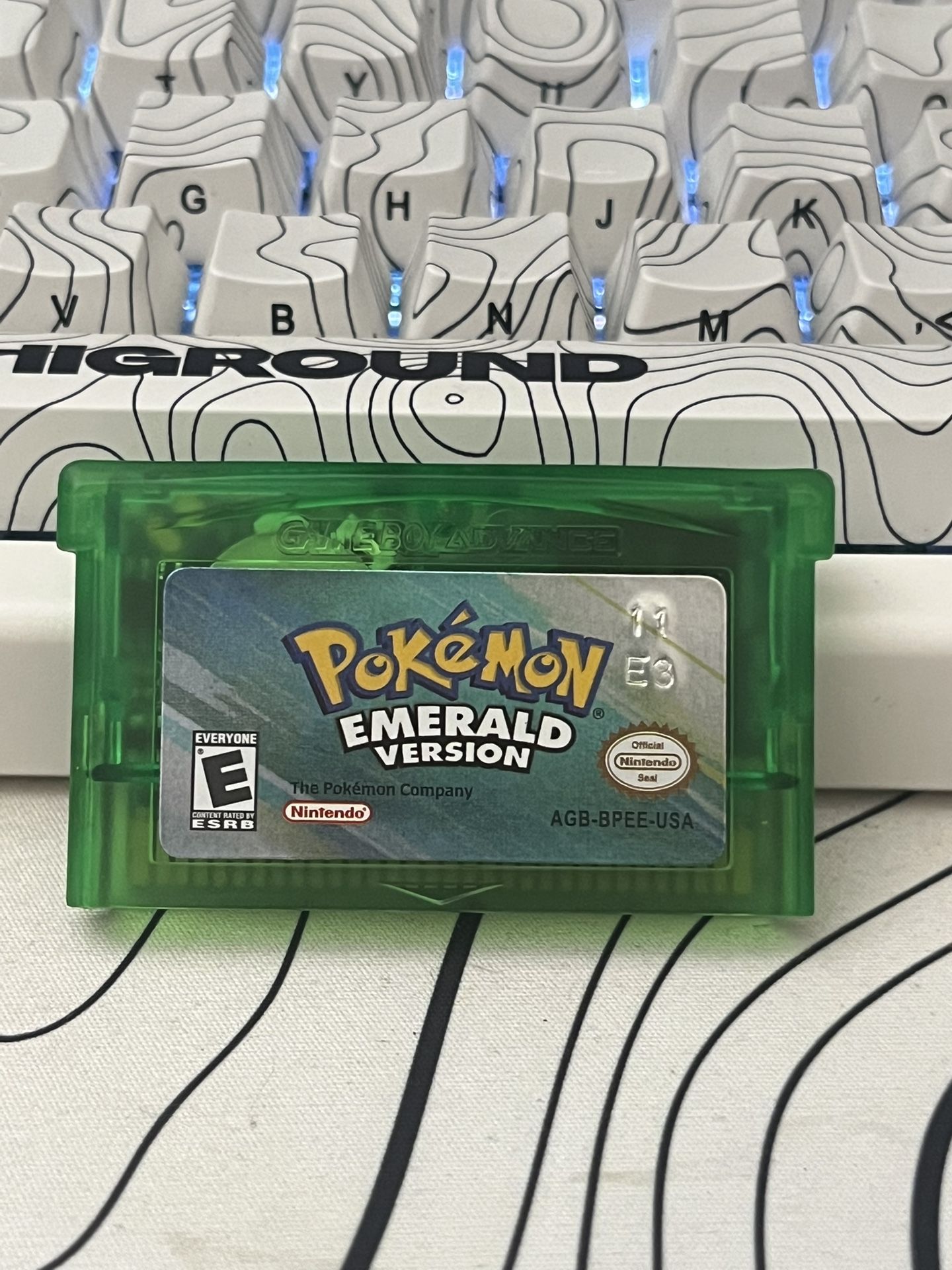 Pokemon Emerald High Quality R.P Save Battery, Trades, Real Time Clock Feature
