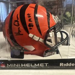Ken Anderson Signed Cincinnati Bengals Speed Mini Helmet w/ 81 MVP Beckett