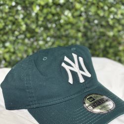 NEW YORK YANKEES FOREST GREEN 9 TWENTY NEW ERA CAP 
