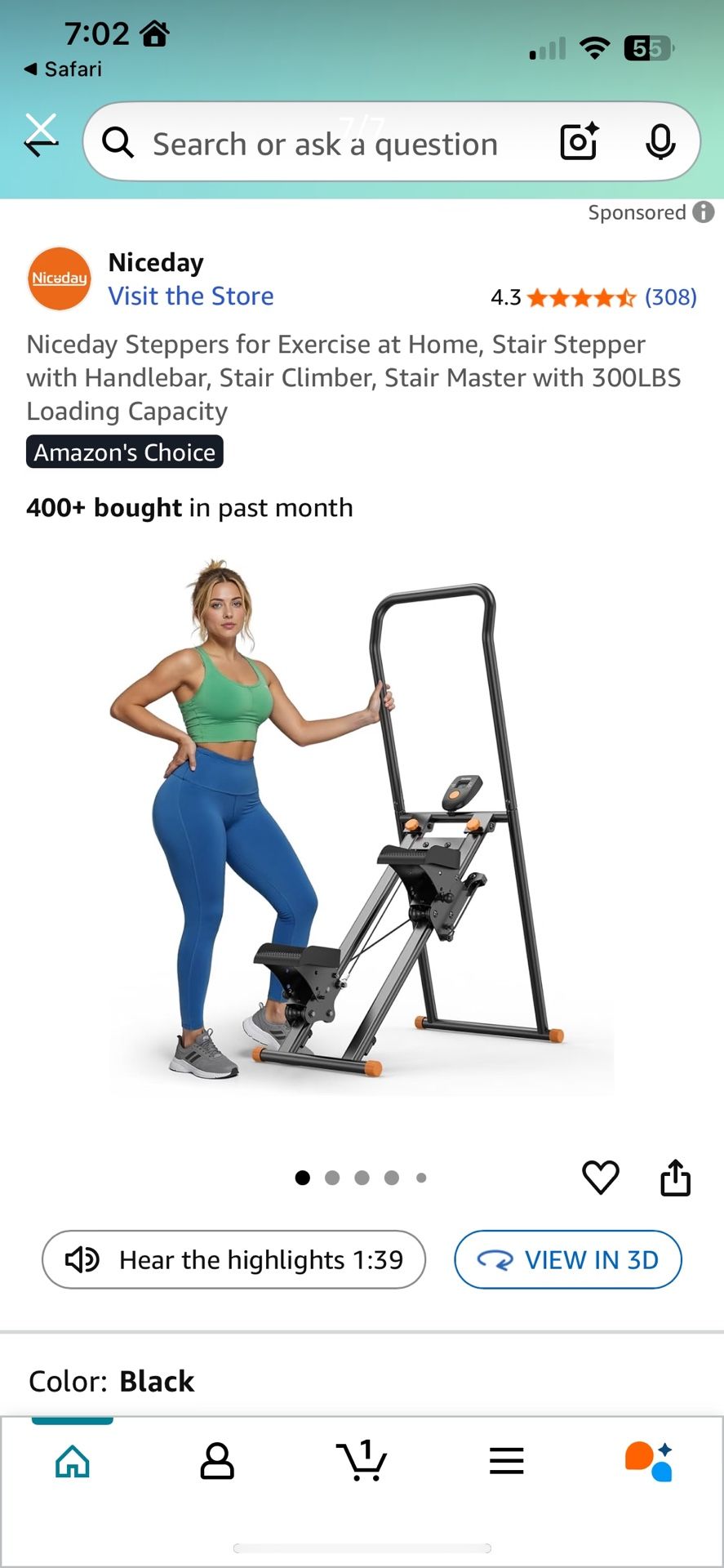 Stairs climber, stepper