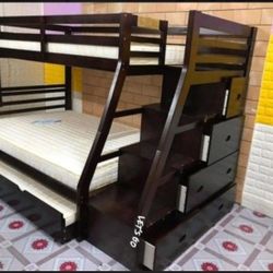 Twin Over Full Bunk Bed 