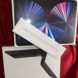 Silver Apple iPad Pro 11 in 256gb 5G Cellular + Wifi iOS 15.1 New Sealed  I Also Sell Separate Magic Keyboard & Apple Pencil 2nd Generation 