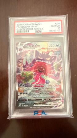 2021 POKEMON SWSH FA/GENGAR VMAX FUSION STRIKE