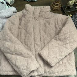 Pink Sherpa Jacket 