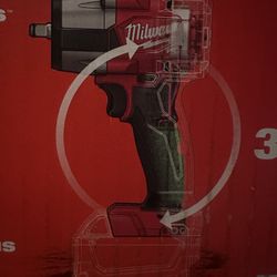 Milwaukee 3/8 Mid  Torque Impact Wrench/ Friction Ring  