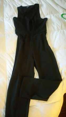 NEW Sexy EXPRESS Black Jumpsuit Romper with Pockets, size 8
