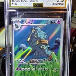 FA/GOLURK Black Bolt Secret Japanese AGS MINT 9.5
