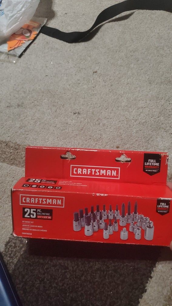 Craftman 25pc Sae/metric Set