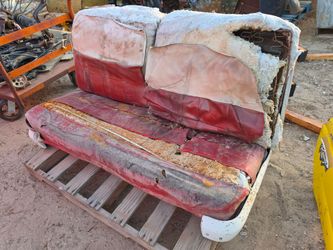Original 1950s Ford 2 Door Car Front Bench Seat Assembly OEM