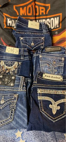 Rock Revial and Miss Me jeans
