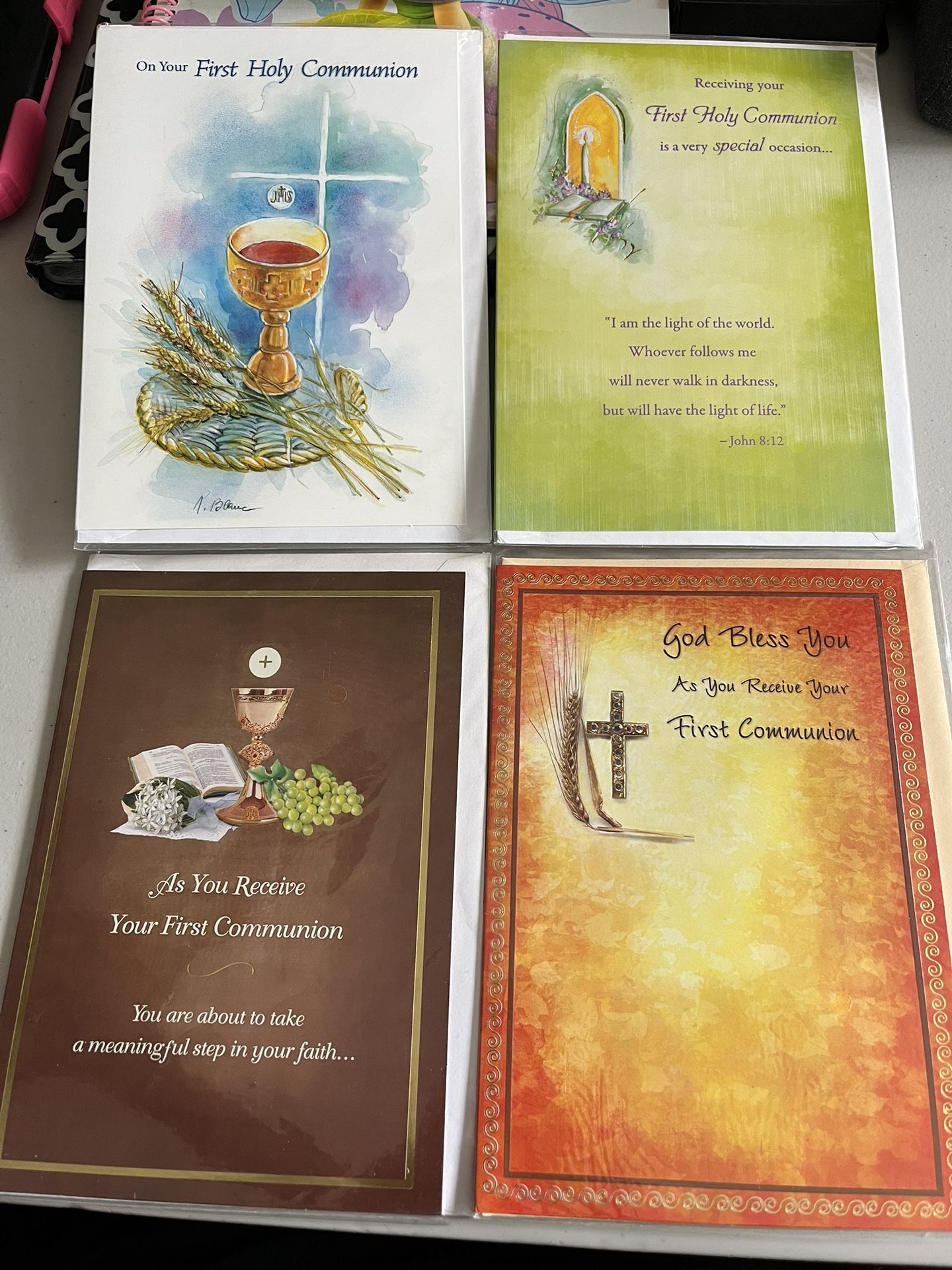 First Holy Communion Cards New-1.00 Each