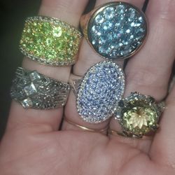 So Many Sterling Silver Rings $35 Each.