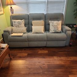 Beautiful Reclining Sofa With Lumbar Support