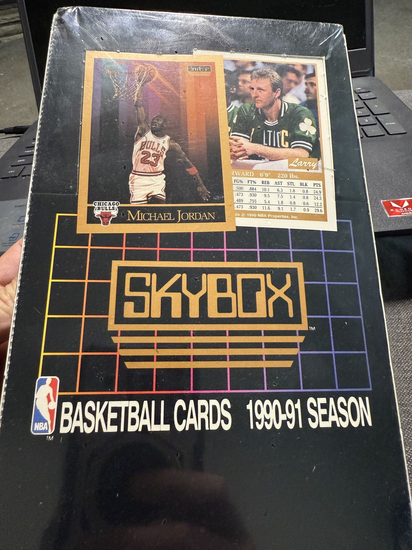 Factory Sealed 90-91 NBA Skybox