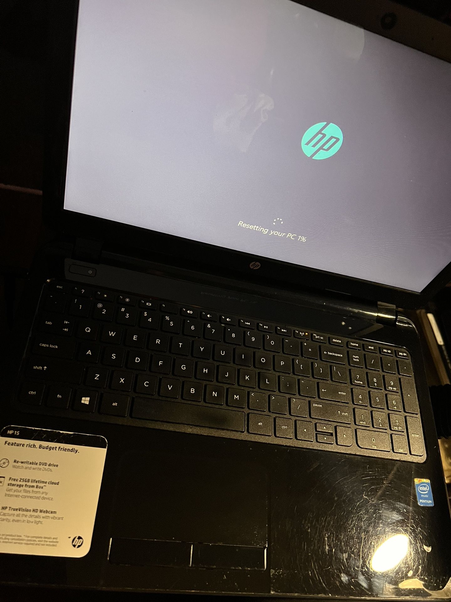HP laptop (READ DESCRIPTION)