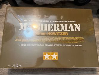 Tamiya M4 Sherman 105mm Howitzer 1/16 Full-Option Kit MPN #: 56014