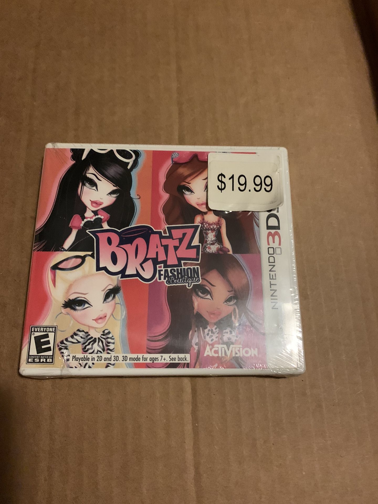 bratz fashion boutique nintendo 3ds brand new