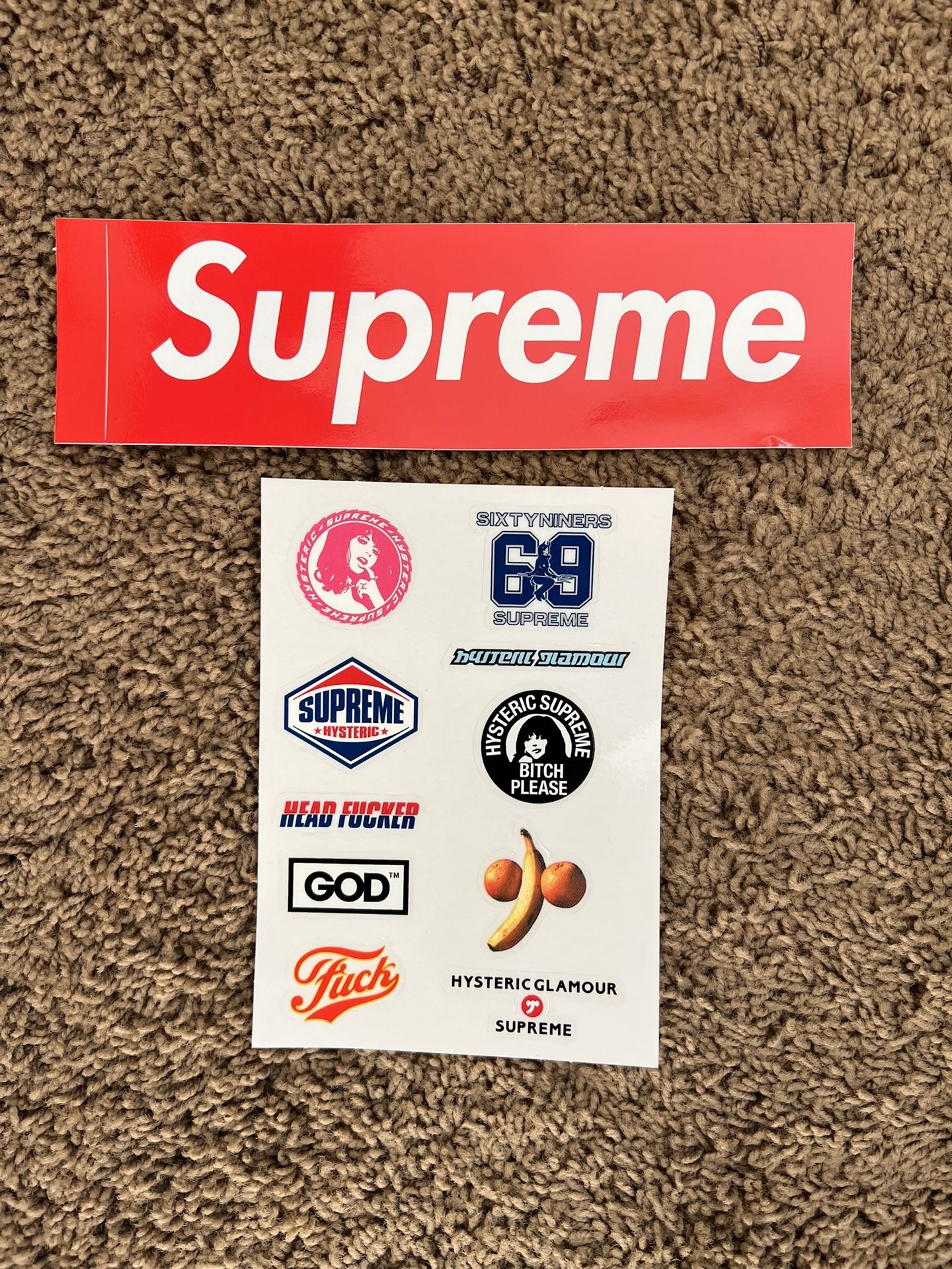 Supreme Stickers