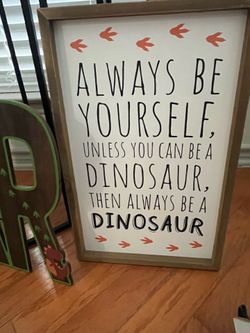 Dinosaur wall decor
