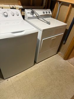 Washer and electrical dryer