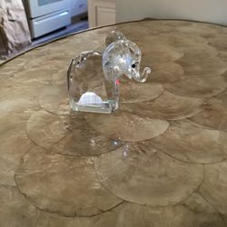 Swarovski Crystal Elephant .