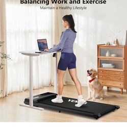 Walking Pad Treadmill 330 lb Capacity, 3 in 1 Portable Under Desk Treadmill for Home and Office with Remote Control, LED Display Retails 
