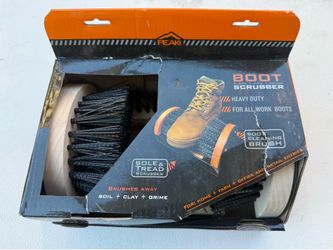 Boot shoe scrubber