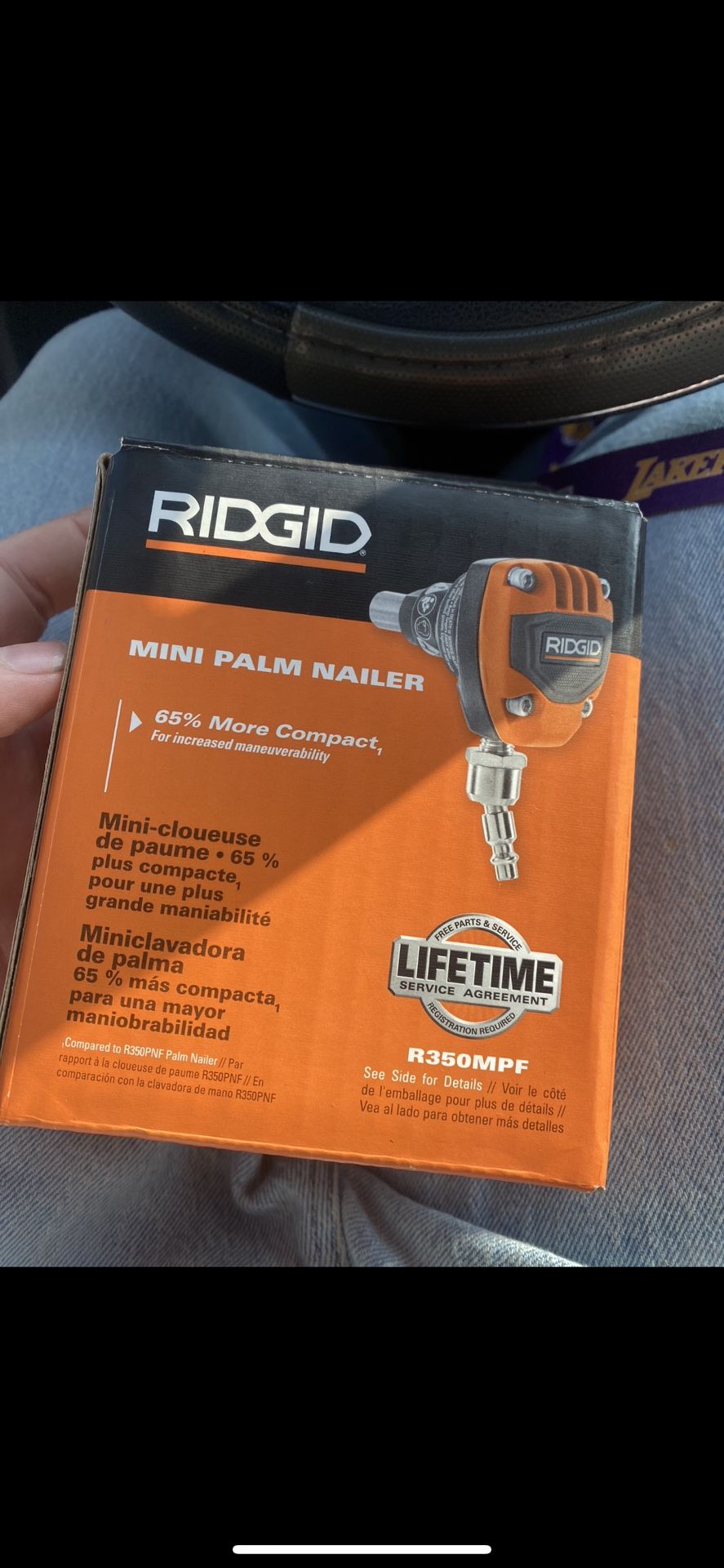 Ridged Mini Palm Nail Gun