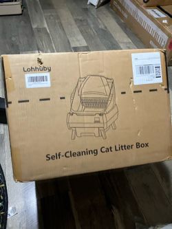 Automatic Cat Litter Box Self Cleaning - App Control, Open-Design, Smart Health Monitor, Suitable for Medium Cats and Kittens, Anti-Pinch Safety, Quie