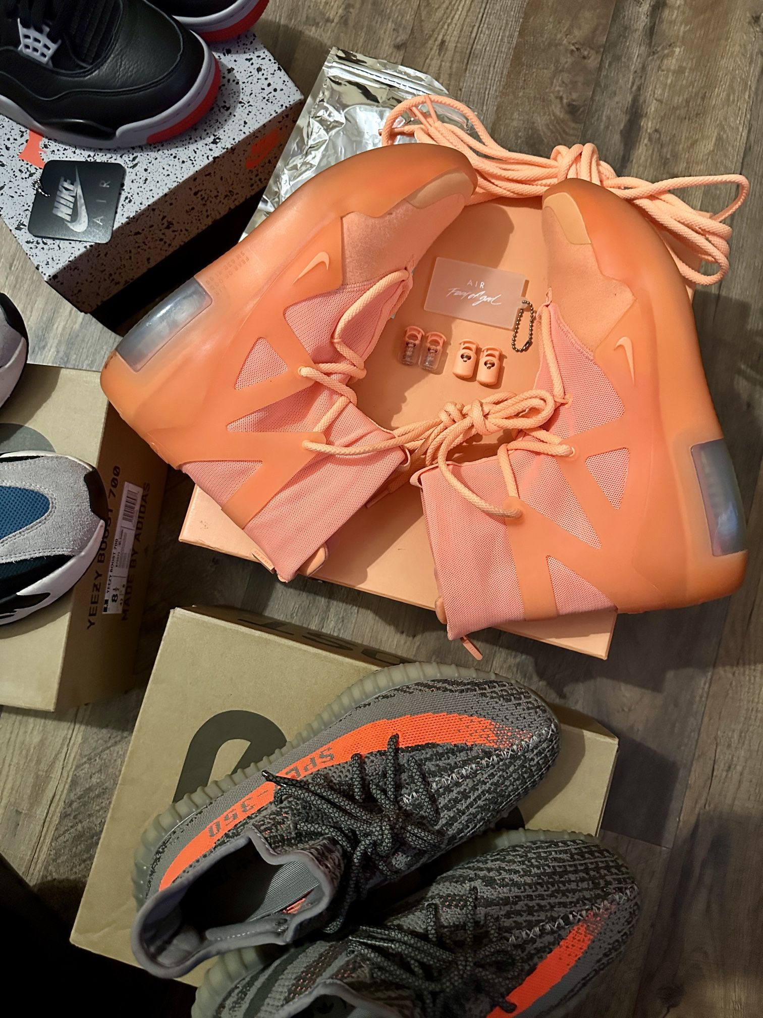 Air Nike Fear Of God 1 Orange Pulse